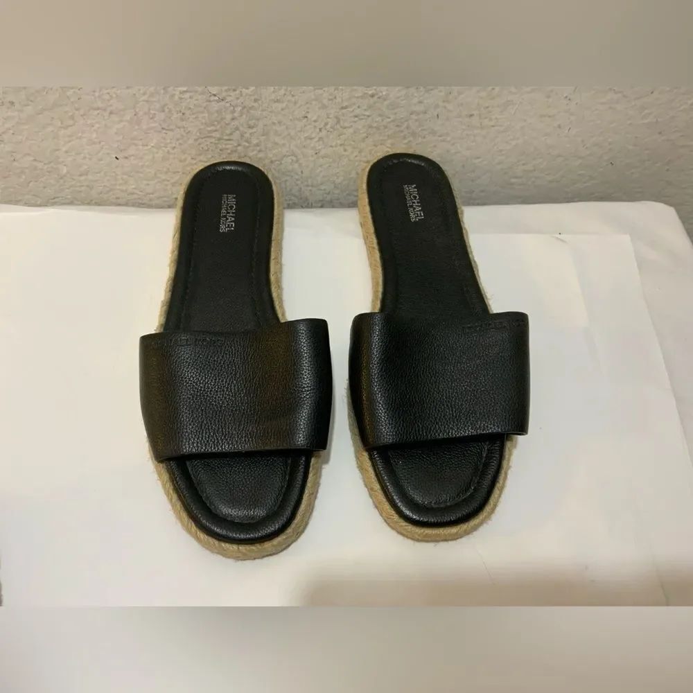 Michael Kors Royce Espadrille Slide Sandal size 9